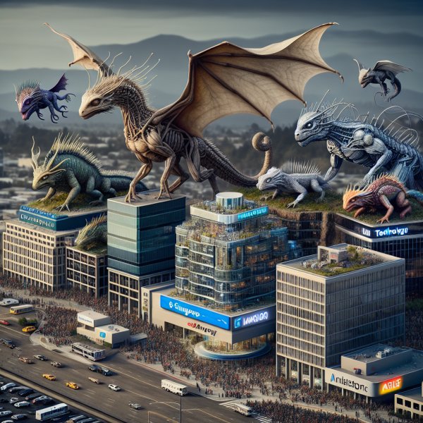 The Evolution of Iconic Tech Giants from Silicon Valley