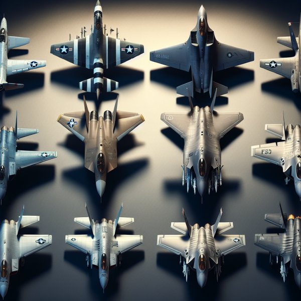 The Evolution of Fighter Jets: From P-51 Mustangs to F-35 Lightning IIs