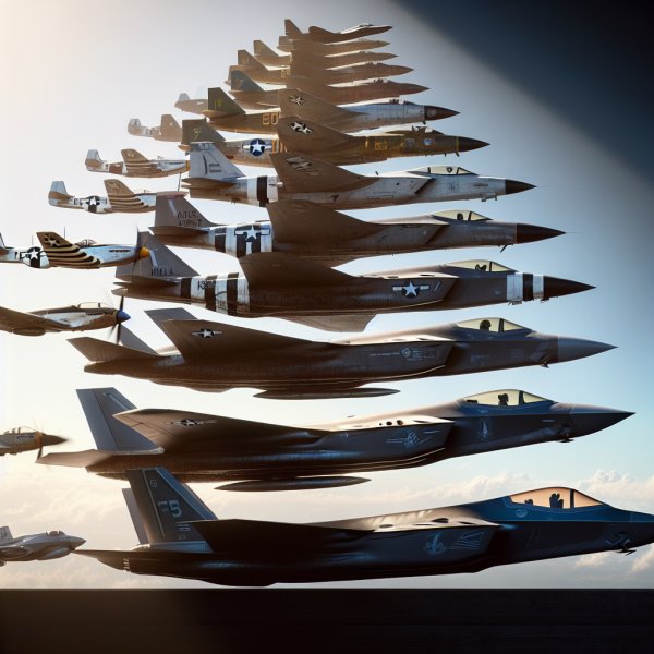 The Evolution of Fighter Jets: From P-51 Mustang to F-35 Lightning II