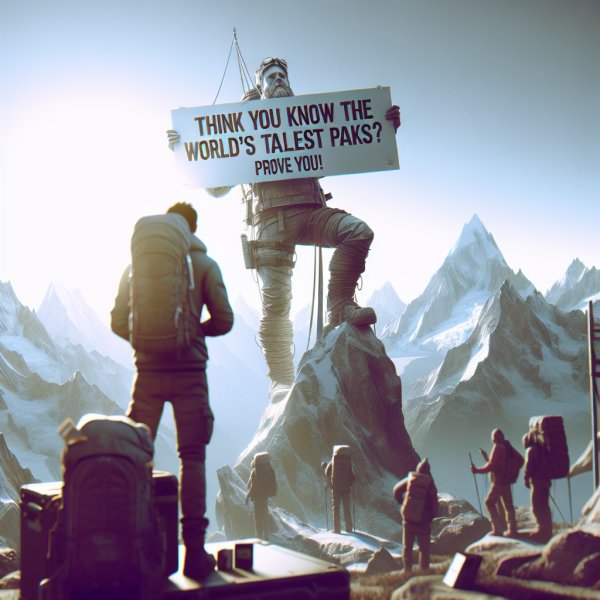 Think You Know the World's Tallest Peaks? Prove It!