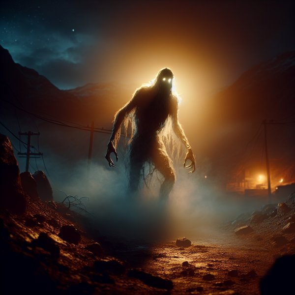 Mysteries of the Night: Can You Guess Which Cryptid This Is?