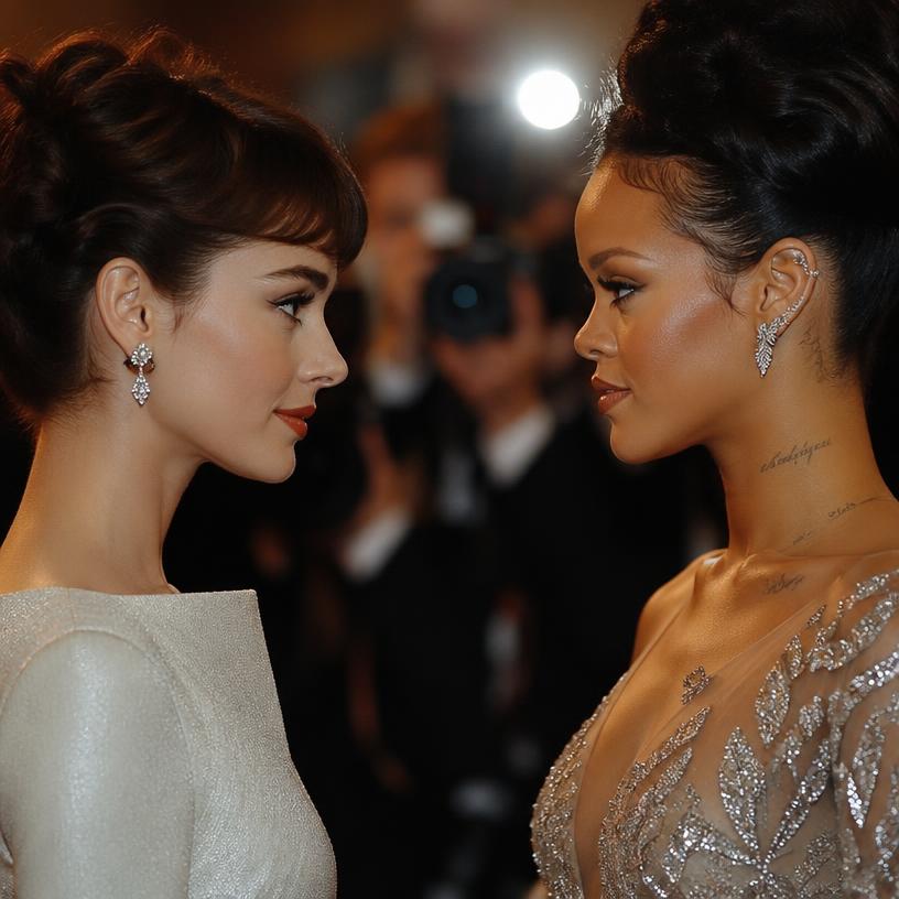 Fabulous Face-Off: Audrey vs. Rihanna – Who Slayed It?