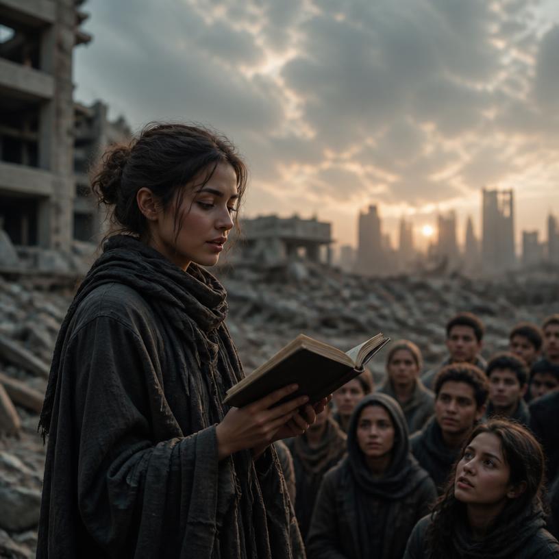 Verses of Resistance: The Resonance of Poetry in Dystopian Landscapes