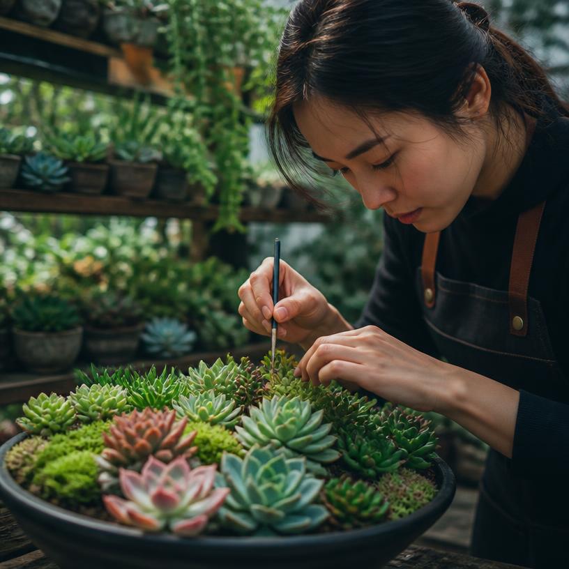 Succulent Symphonies: Discerning Greens in Cultivation