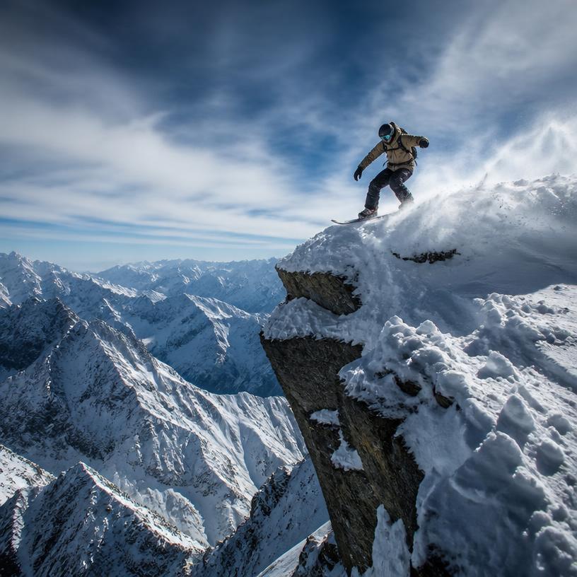 Extreme Edge: Conquer the Snowboard Challenge