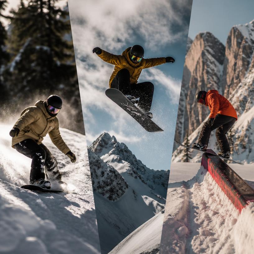 The Multifaceted Canvas of Snowboarding Styles