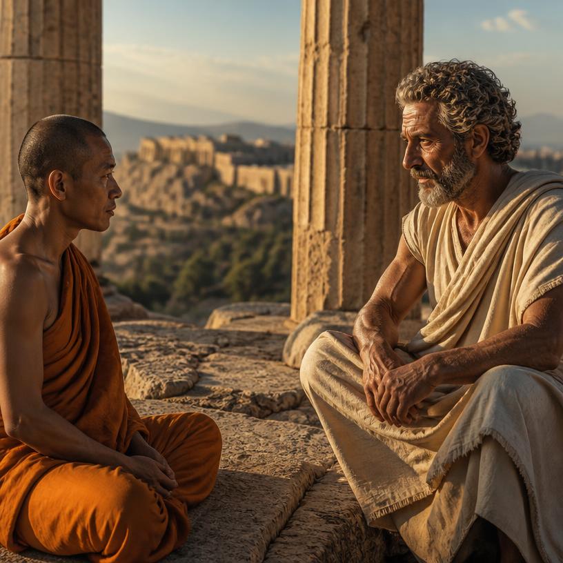 Philosophical Paths: Buddhism Meets Stoicism