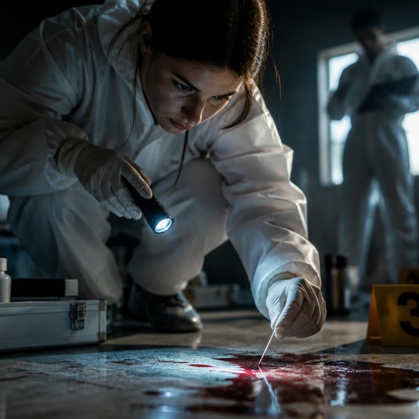 Crimson Clue: Unraveling Blood Mysteries