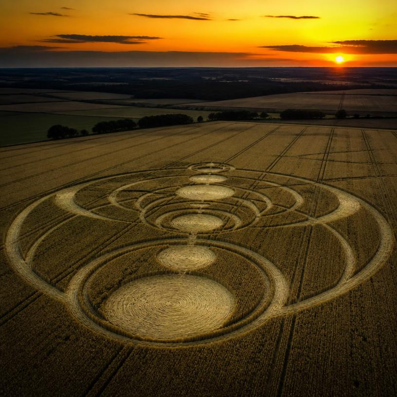 Whispers from Beyond: The Alien Crop Circle Enigma