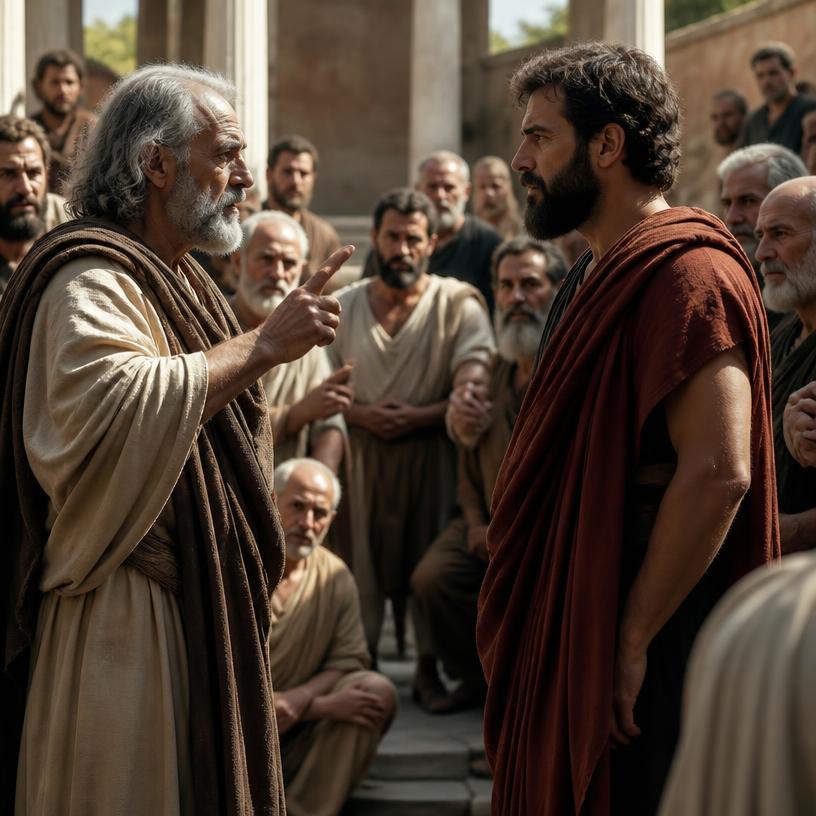 The Philosophical Duel: A Mentor Showdown
