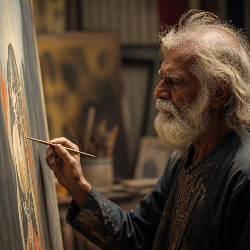 Whispers of the Canvas: Tales Untold