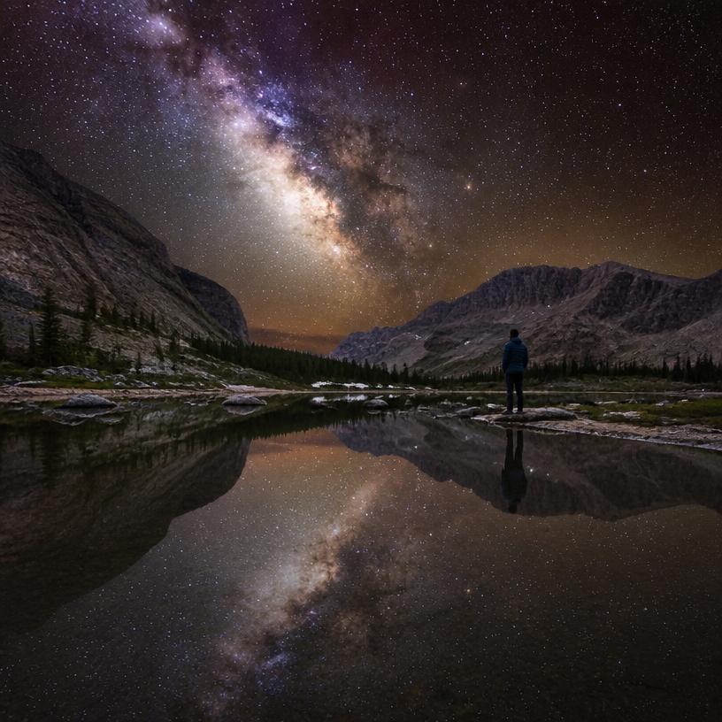 Starlit Reflections: Your Cosmic Adventure Awaits