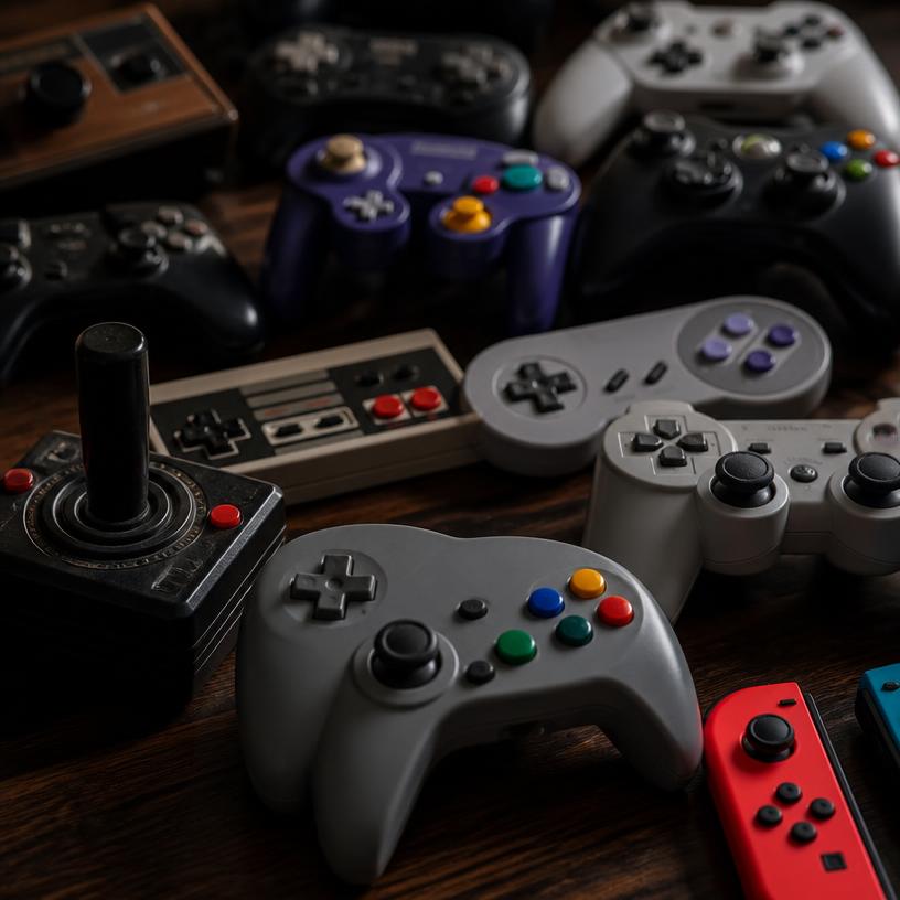 From Joysticks to Joy-Con: A Journey Through Gaming Controllers